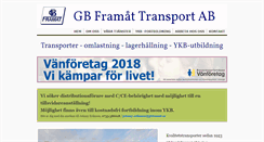 Desktop Screenshot of gbframat.se